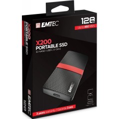 Emtec X200 128 Gb Black Red